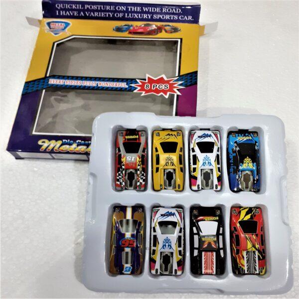 Super Metallic Car (8 Pcs)