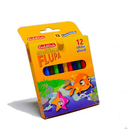 Goldfish Color Pencils Half 12 Colors