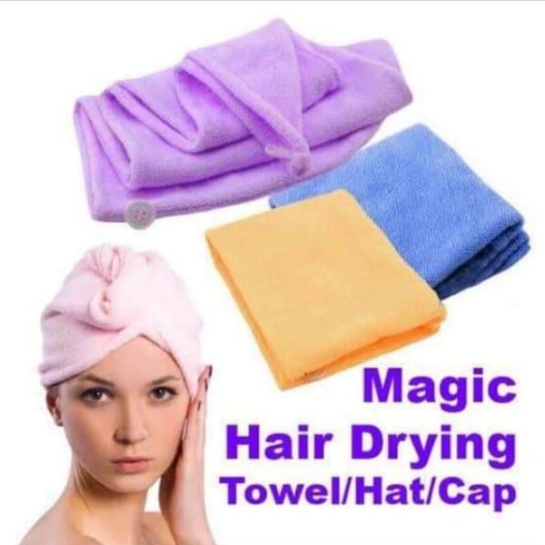 Magic Hair Dry Suction Cap Towel