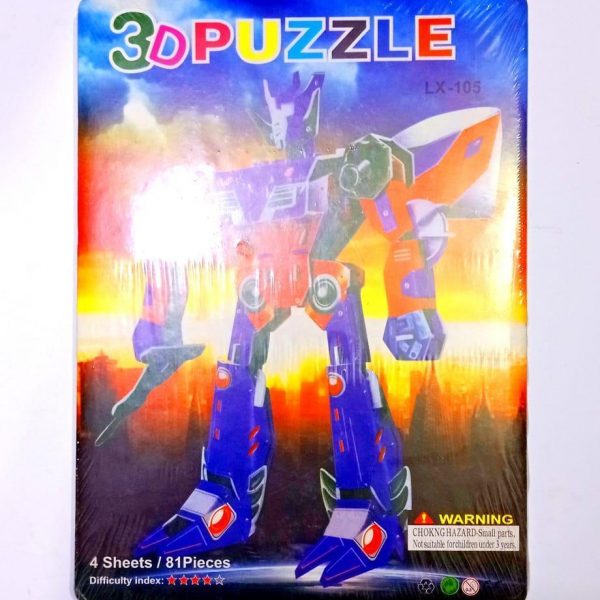 Jumbo Puzzle Game Contain 5 Sheets