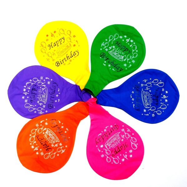 Birthday Balloons Jumbo Size Pack of 6 Pcs