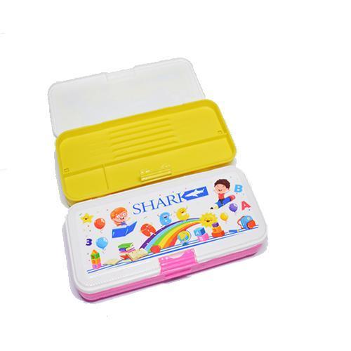 Shark Pencil Box Double Slide