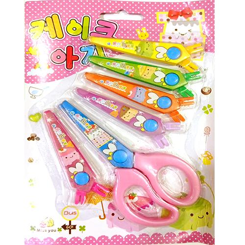 Craft Scisor in Plasitc Body Multi Shapes
