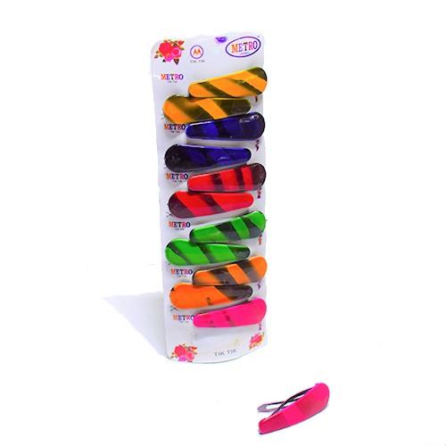 Hair Clips Zebra Shaded