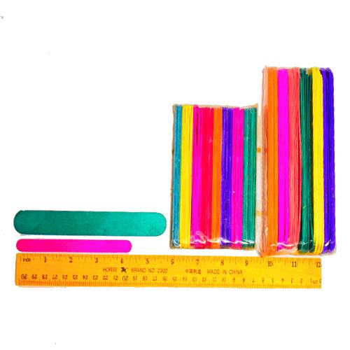 Ice Cream Sticks Colored
