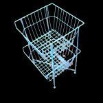 Onion Basket Double Story in 6mm Iron Wire