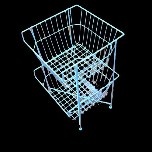 Onion Basket Double Story in 6mm Iron Wire