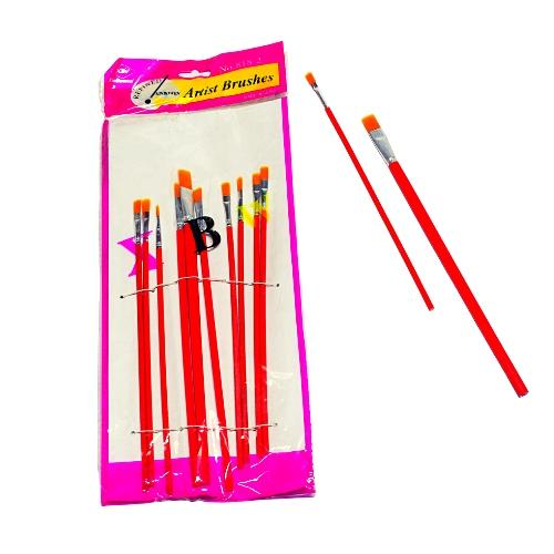 Paint Brushes Wide 12 Pcs Pack
