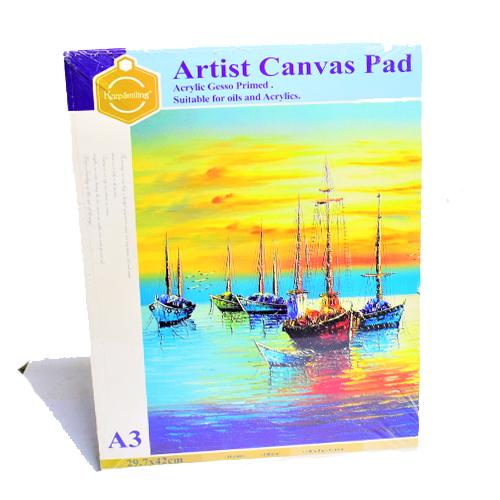 Prism Artist Canvas Pad A4 Assany Pk   Prism Canvas Pad A3 