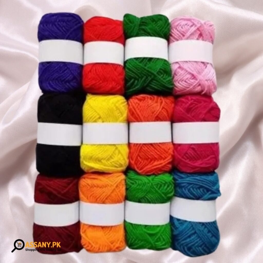 Multi Colorful Yarn Roll Woolen Wool Roll Available in All Colors