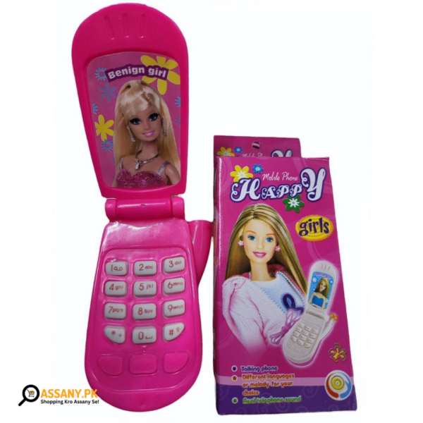 Pink Bar B Music Mobile Phone for Baby Girls