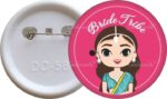 Customized Pin Badge Printing 2.25 Inch
