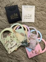 Mini Size Basket Shape Envelope Pack of 10 Pcs Mix Designs Eidi Distribution Envelopes