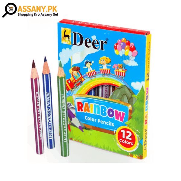 Deer 12 Color Pencils Half Size for Goodybags Giveaways