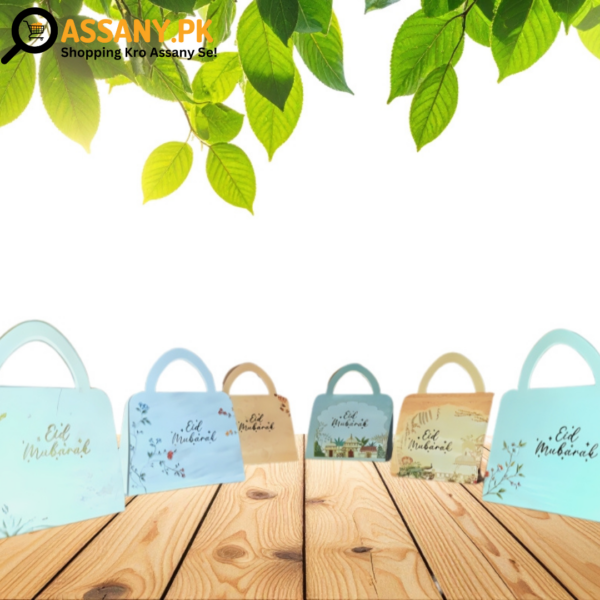 Latest Floral Designs Bag Style Eid Mubarak Eidi Envelope – Pack of 10 (Mix Colors)