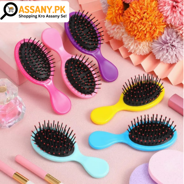 Mini Kids Hair Brush with Free Keychain Toy
