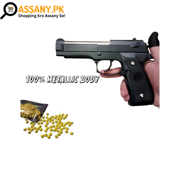 Kids Metallic Shoot Gun with Charray Pack of 100