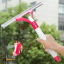 Spray glass cleaner wiper