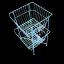 Onion Basket Double Story in 6mm Iron Wire